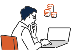 一人当たりの業務負荷を減らすために外注に依頼していてコスト増・・・